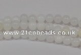 COP900 15.5 inches 6mm round natural white opal gemstone beads