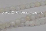 COP901 15.5 inches 8mm round natural white opal gemstone beads