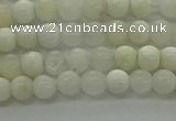 COP920 15.5 inches 4mm round white opal gemstone beads