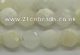 COP932 15.5 inches 8mm faceted round white opal gemstone beads