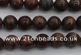 COP953 15.5 inches 10mm round green opal gemstone beads wholesale