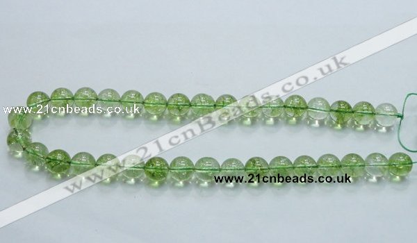 COQ03 16 inches 4mm round dyed olive quartz beads wholesale