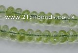 COQ20 16 inches 5*10mm rondelle dyed olive quartz beads wholesale