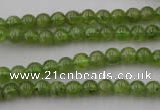 COQ52 15.5 inches 6mm round natural olive quartz beads wholesale