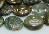 COS06 15.5 inches 15*20mm oval ocean stone beads wholesale