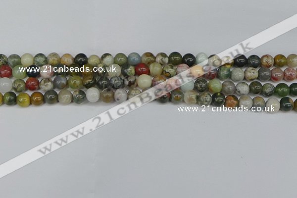COS221 15.5 inches 6mm round ocean stone beads wholesale