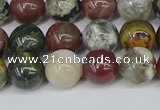 COS222 15.5 inches 8mm round ocean stone beads wholesale