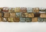 COS253 15.5 inches 13*18mm rectangle ocean stone beads wholesale