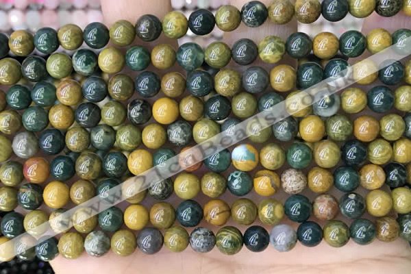 COS301 15.5 inches 6mm round ocean jasper beads wholesale