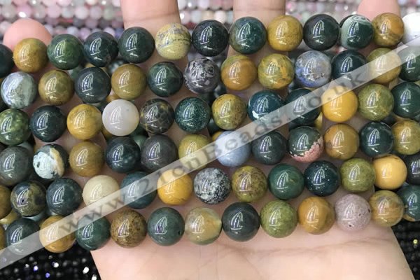 COS303 15.5 inches 10mm round ocean jasper beads wholesale