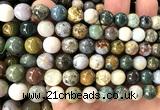 COS323 15 inches 10mm round ocean jasper beads wholesale