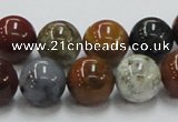 COS41 15.5 inches 12mm round ocean stone beads wholesale