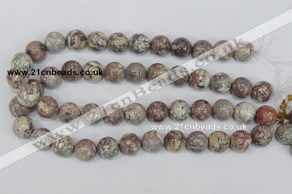 COT04 15.5 inches 14mm round osmanthus stone beads wholesale