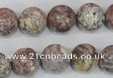 COT05 15.5 inches 16mm round osmanthus stone beads wholesale