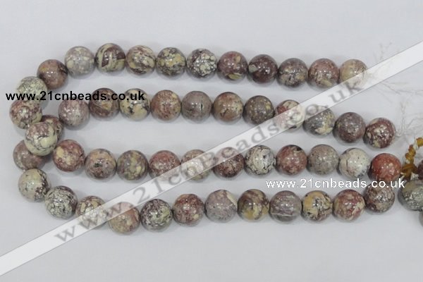 COT05 15.5 inches 16mm round osmanthus stone beads wholesale