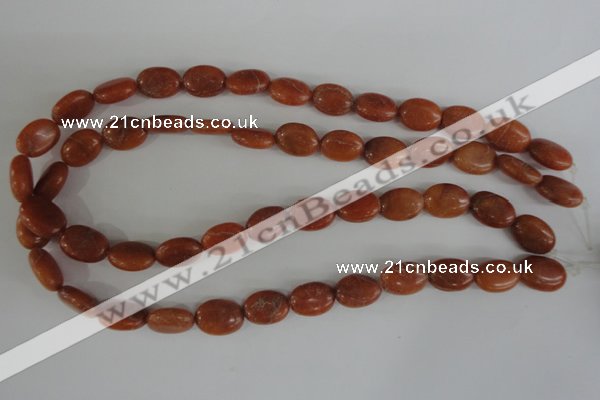 COV102 15.5 inches 12*16mm oval red aventurine beads wholesale