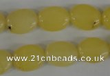 COV108 15.5 inches 12*16mm oval candy jade beads wholesale