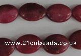 COV123 15.5 inches 13*18mm oval candy jade beads wholesale