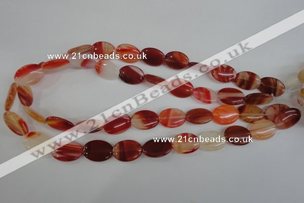 COV129 15.5 inches 13*18mm oval red agate beads wholesale