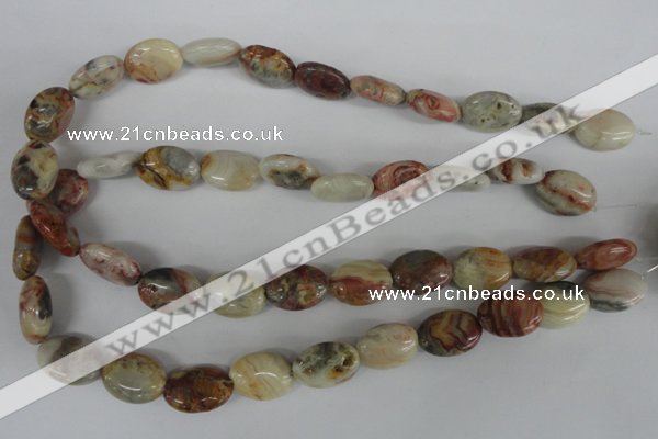 COV130 15.5 inches 13*18mm oval agate gemstone beads wholesale