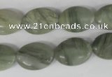 COV136 15.5 inches 13*18mm oval seaweed quartz beads wholesale