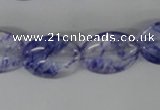 COV143 15.5 inches 13*18mm oval watermelon blue beads wholesale