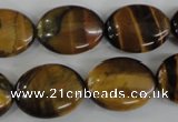 COV151 15.5 inches 15*20mm oval yellow tiger eye beads wholesale