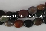 COV25 15.5 inches 8*10mm oval Indian agate beads wholesale