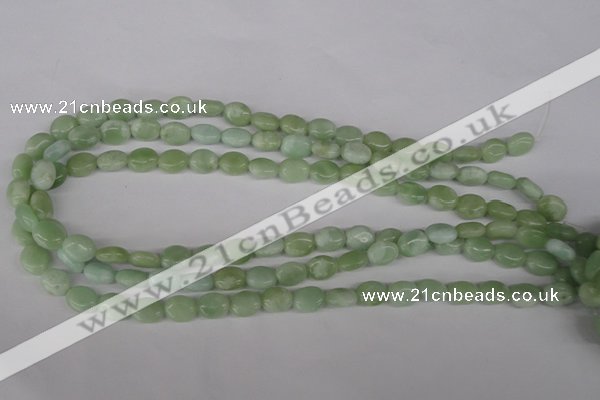 COV37 15.5 inches 8*10mm oval amazonite gemstone beads wholesale