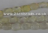 COV41 15.5 inches 8*10mm oval watermelon yellow beads wholesale