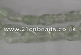 COV42 15.5 inches 8*10mm oval watermelon green beads wholesale