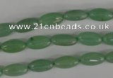 COV59 15.5 inches 6*12mm oval green aventurine beads wholesale