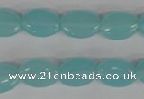 COV61 15.5 inches 10*14mm oval candy jade beads wholesale