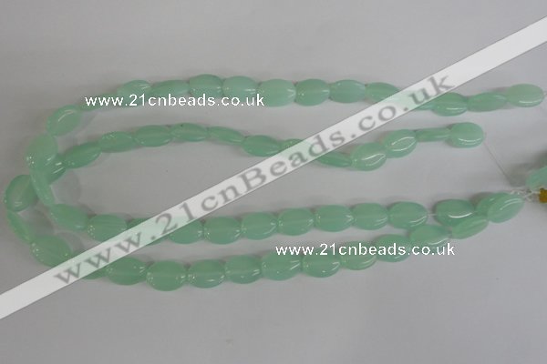 COV65 15.5 inches 10*14mm oval candy jade beads wholesale