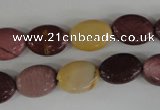 COV78 15.5 inches 10*14mm oval mookaite gemstone beads wholesale