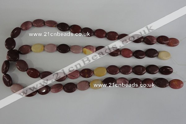 COV78 15.5 inches 10*14mm oval mookaite gemstone beads wholesale