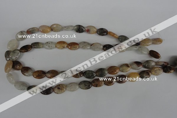 COV80 15.5 inches 10*14mm oval agate gemstonebeads wholesale