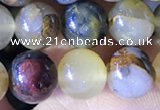 CPB1023 15.5 inches 7mm round natural pietersite beads