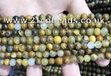 CPB1050 15.5 inches 4mm round golden pietersite beads wholesale