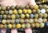 CPB1053 15.5 inches 10mm round golden pietersite beads wholesale