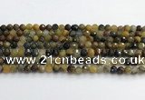 CPB1076 15.5 inches 6mm faceted round natural pietersite beads