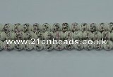 CPB603 15.5 inches 10mm round Painted porcelain beads