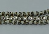 CPB641 15.5 inches 6mm round Painted porcelain beads