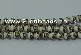 CPB642 15.5 inches 8mm round Painted porcelain beads