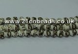 CPB713 15.5 inches 10mm round Painted porcelain beads