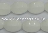 CPB72 15.5 inches 15*20mm rice white porcelain beads wholesale