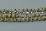 CPB753 15.5 inches 10mm round Painted porcelain beads