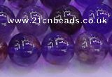 CPC604 15.5 inches 12mm round purple phantom quartz beads