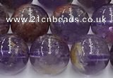 CPC667 15.5 inches 10mm round purple phantom quartz beads wholesale