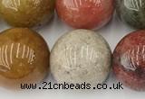 CPC674 15.5 inches 14mm round phantom quartz gemstone beads